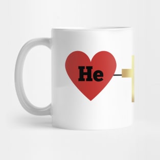 He, Me - Divine Love and Sacrifice Mug